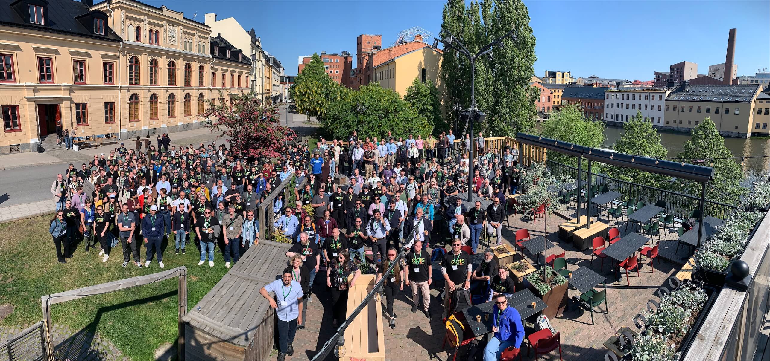 Gruppenbild von der QGIS User Conference 2025